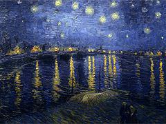 The Starry Night over the Rhone by Vincent van Gogh
