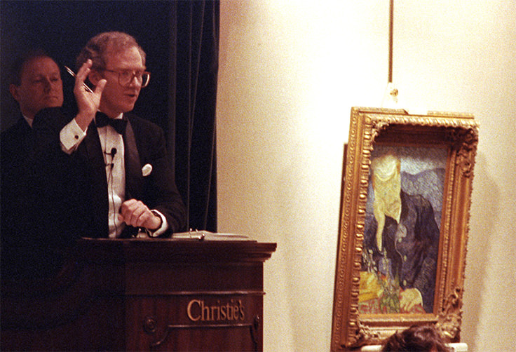 Auction Photo of Portrait of Dr. Gachet