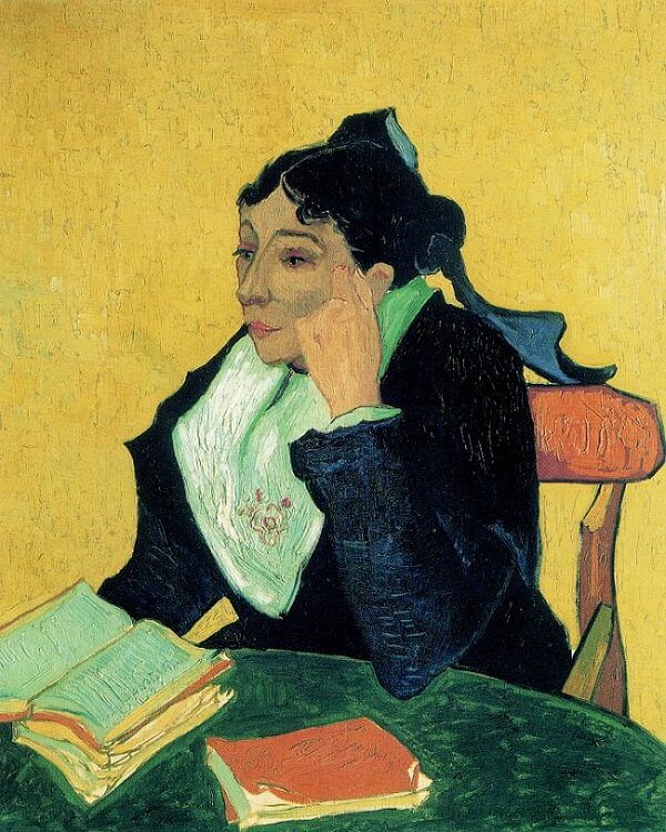 L'Arlesienne (after Gauguin), 1890 by Vincent Van Gogh