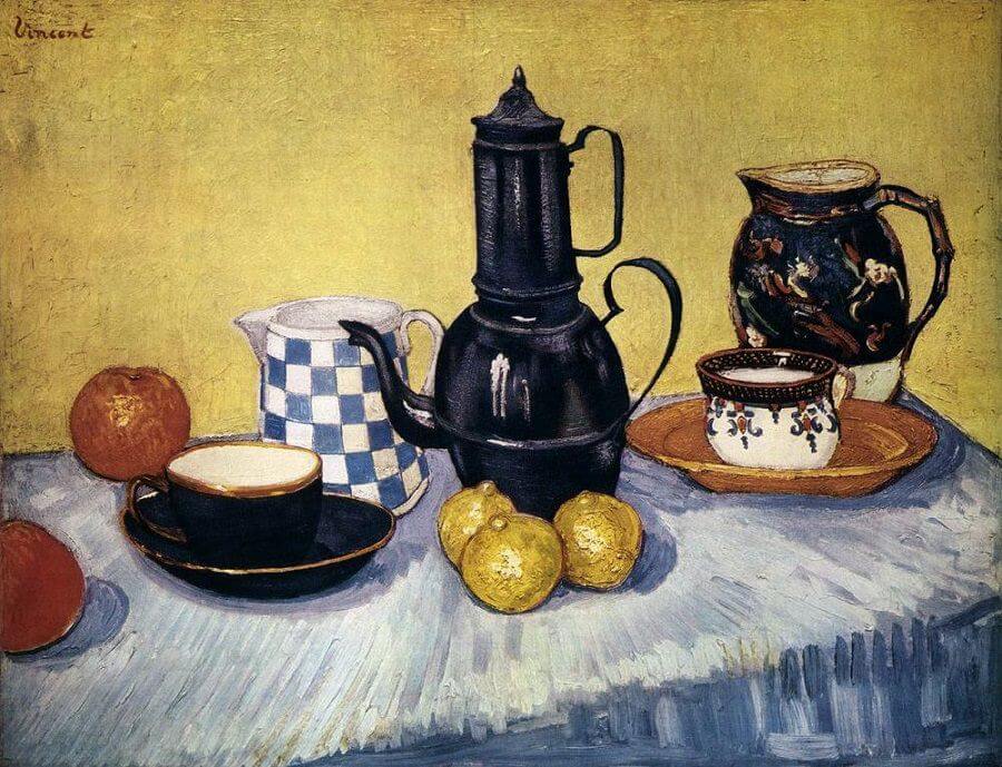 Still Life with Coffee Pot, 1888 by Vincent van Gogh