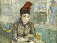 Agostina Segatori Sitting in the Cafe du Tambourin by Vincent van Gogh