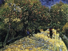Avenue with Flowering Chestnut Trees by Vincent van Gogh