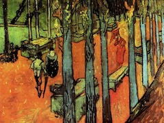 Falling Autumn Leaves by Vincent van Gogh