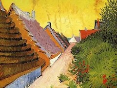 Farmhouses in Saintes Maries by Vincent van Gogh