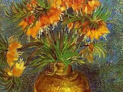 Fritillaries in a Copper Vase by Vincent van Gogh