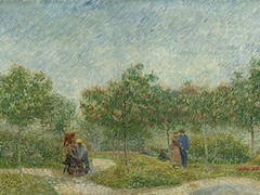 Garden with Courting Couples by Vincent van Gogh