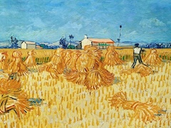 Harvest in Provence by Vincent van Gogh