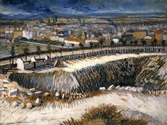 Outskirts of Paris near Montmartre by Vincent van Gogh
