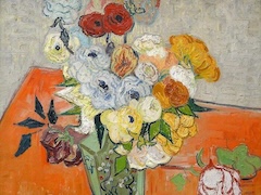 Roses and Anemones by Vincent van Gogh