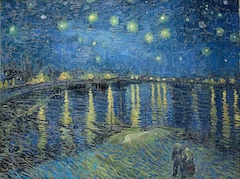 Starry Night over the Rhone by Vincent van Gogh