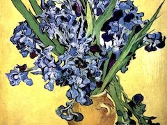 Still Life with Irises by Vincent van Gogh