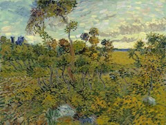 Sunset at Mmontmajour by Vincent van Gogh