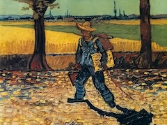 The Artist on the Road to Tarascon by Vincent van Gogh