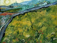 The Enclosed Field at Sunrise by Vincent van Gogh