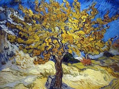 The Mulberry Tree in Aautumn by Vincent van Gogh