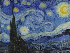 The Starry Night by Vincent van Gogh