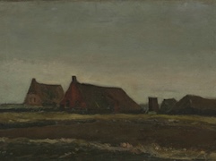 Turf Huts by Vincent van Gogh