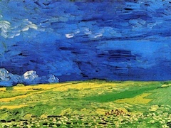 Wheatfield under Thunderclouds by Vincent van Gogh