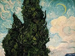 Cypresses by Vincent van Gogh