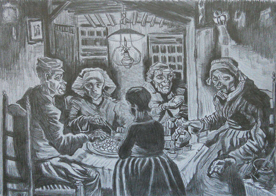 The Potato Eaters - by Vincent van Gogh