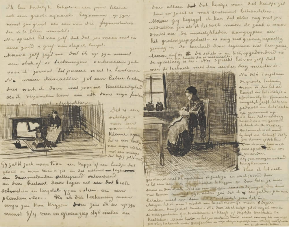 Letter 01/14/1882 - by Vincent van Gogh
