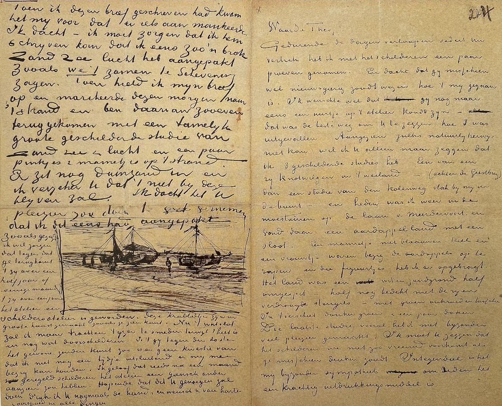 Letter 08/01/1882 - by Vincent van Gogh