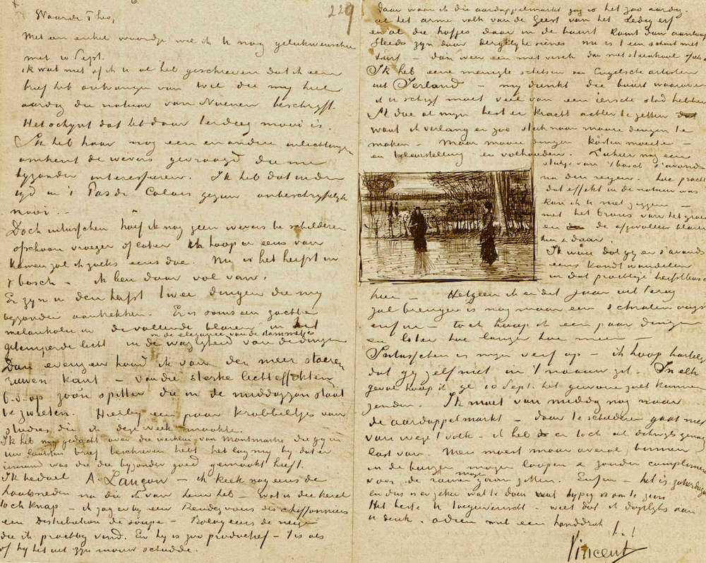 Letter 09/09/1882 - by Vincent van Gogh