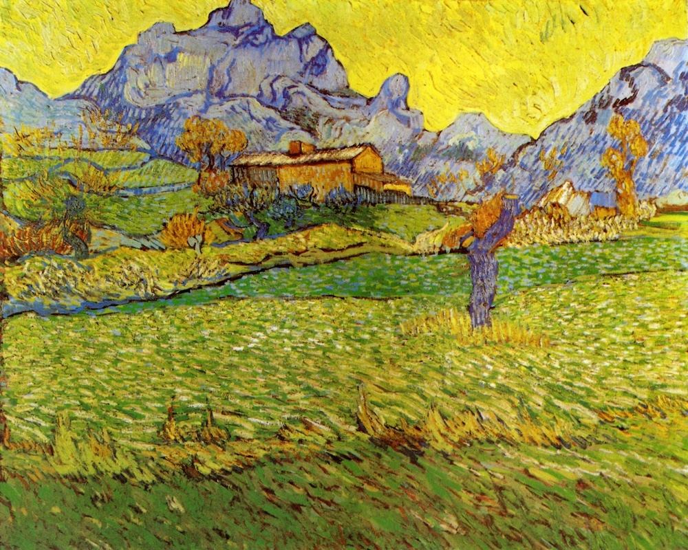 A Meadow in the Mountains: Le Mas de Saint-Paul, 1889 by Vincent Van Gogh