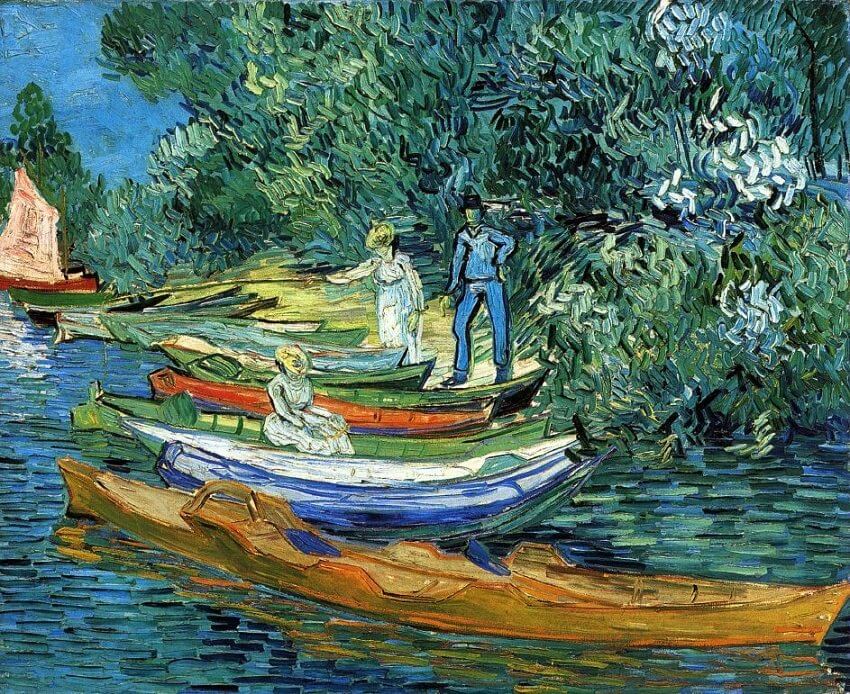 Bank of the Oise at Auvers, 1890 by Vincent Van Gogh