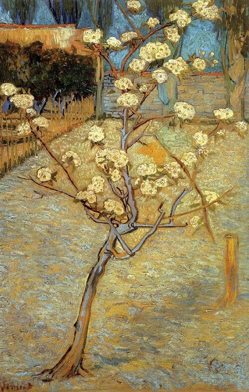Blossoming Pear Tree, 1888 by Vincent Van Gogh