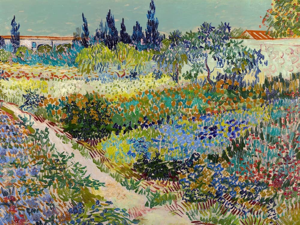 The Garden at Arles, 1888 by Vincent van Gogh