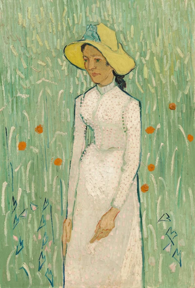 Girl in White, 1890 by Vincent Van Gogh