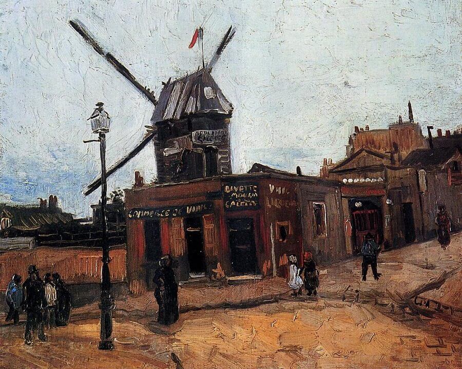 Le Moulin de la Galette, 1886 by Vincent van Gogh