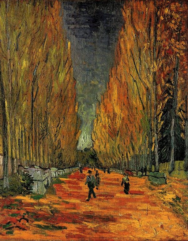 Les Alyscamps, 1888 by Vincent van Gogh