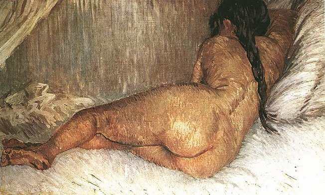 Nude Woman Reclining by Vincent Van Gogh