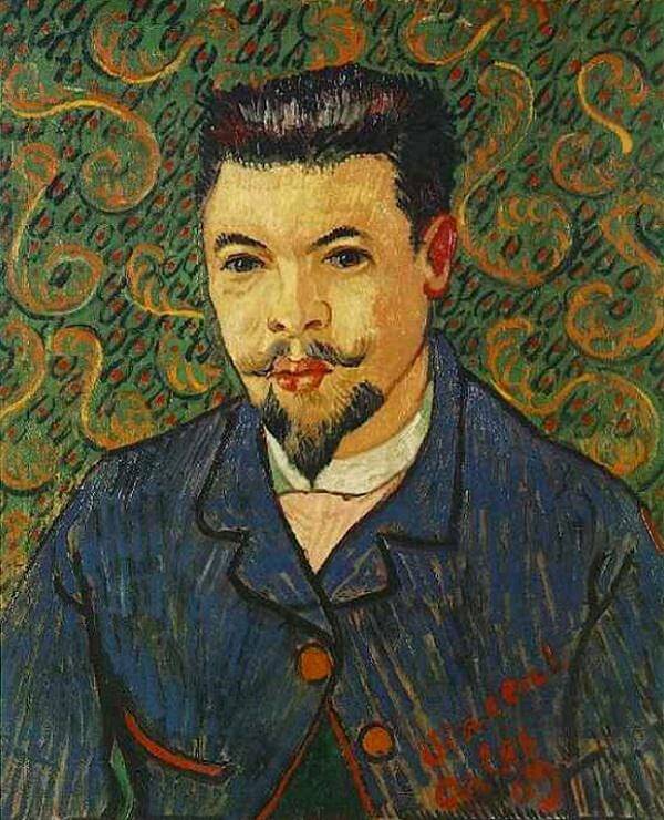 Portrait of Or Felix Rey, 1889 by Vincent van Gogh