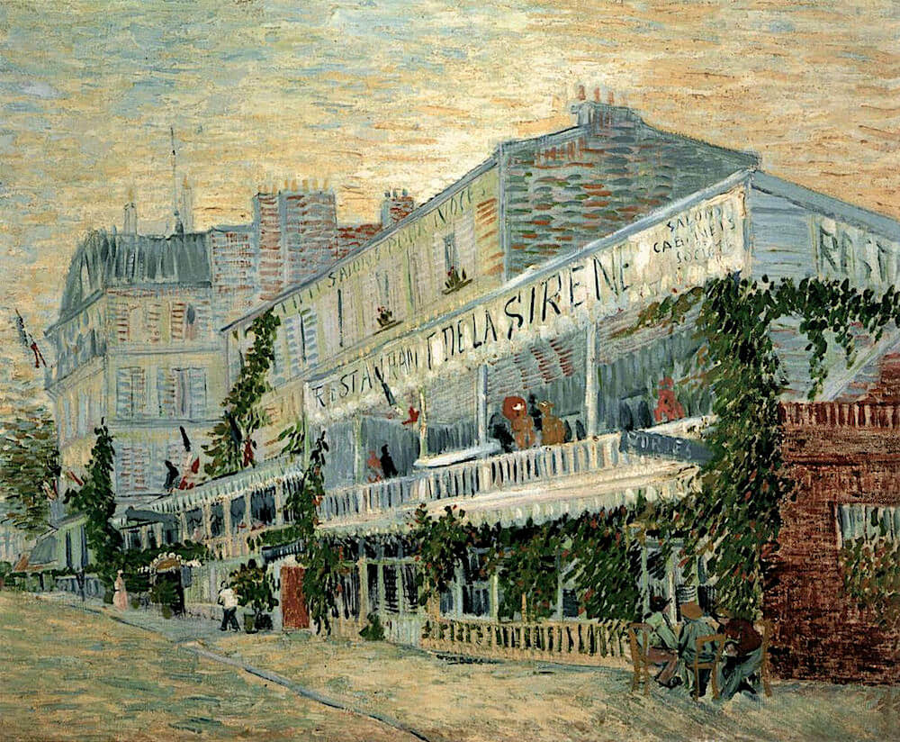 Restaurant de la Sirene, 1890 by Vincent Van Gogh