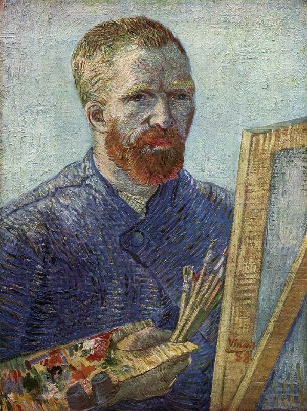Self Portrait at the Easel, 1888 by Vincent van Gogh