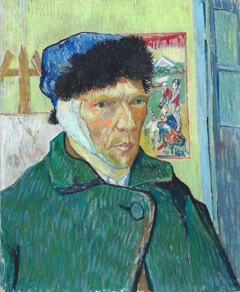 Self Portrait with Bandaged Ear, 1889 by Vincent van Gogh