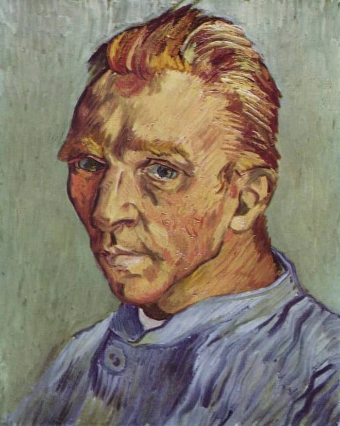 Self Portrait without Beard, 1889 by Vincent Van Gogh