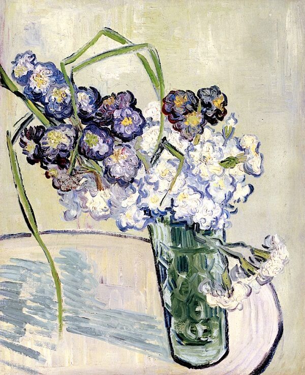 Still Life, Vase of Carnations, 1890 by Vincent van Gogh