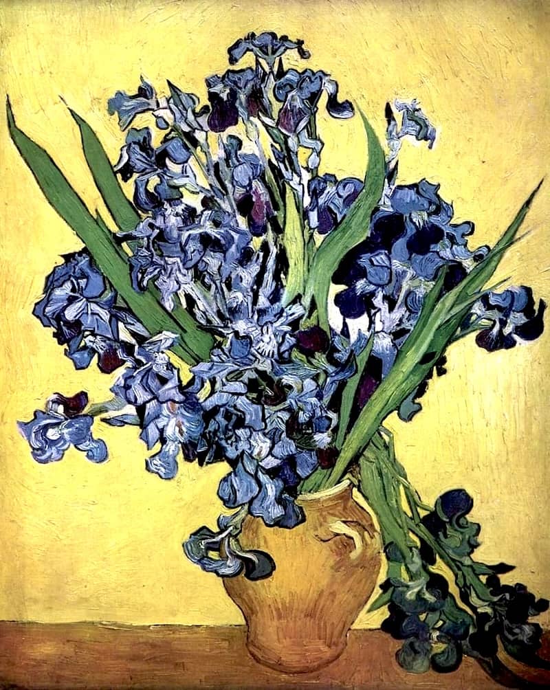 Still life with Irises, 1890 by Vincent Van Gogh