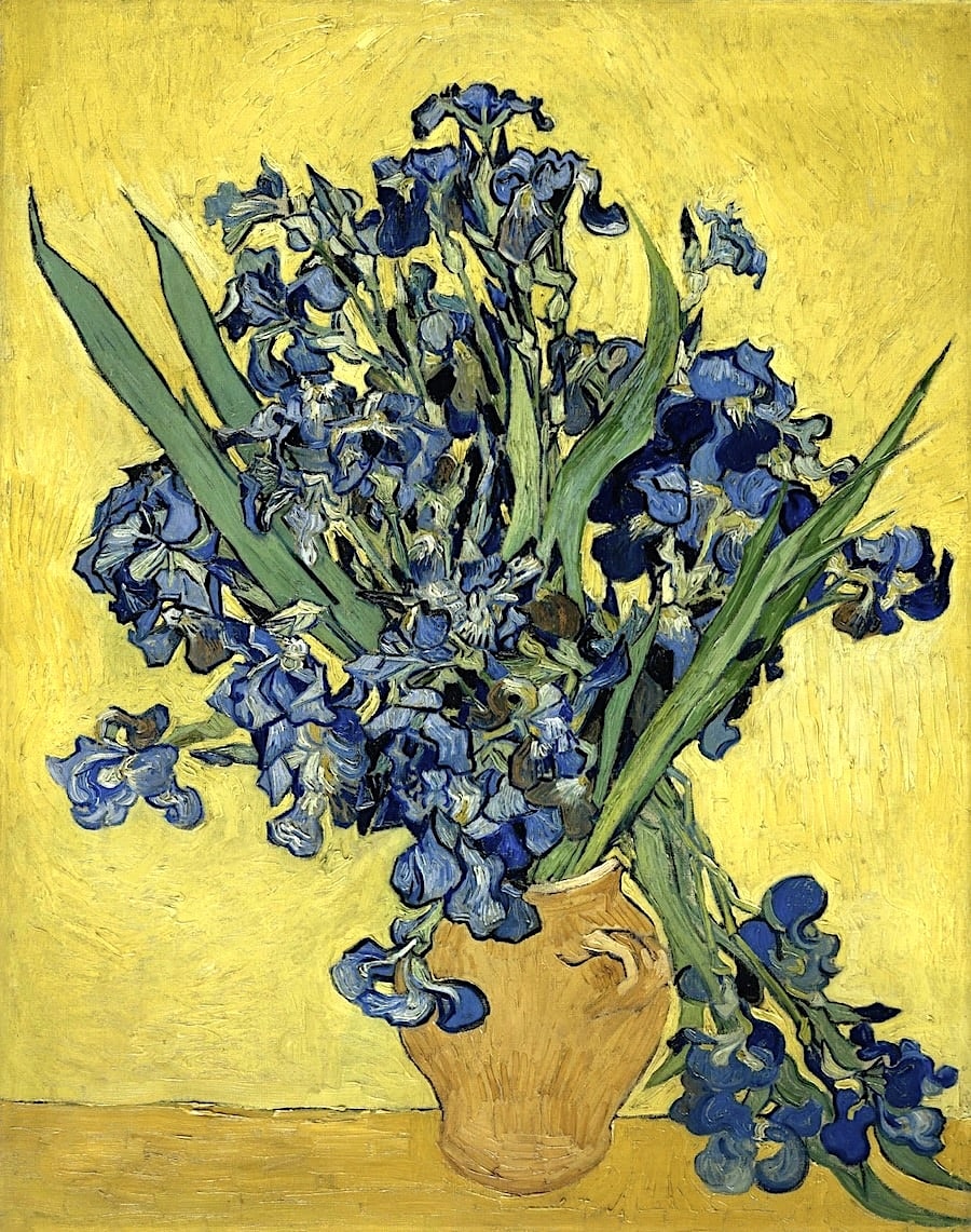 Still life with Irises, 1890 by Vincent Van Gogh