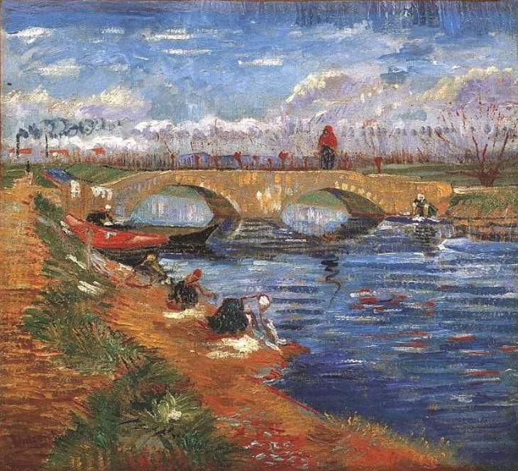 The Gleize Bridge over the Vigneyret Canal, 1888 by Vincent van Gogh