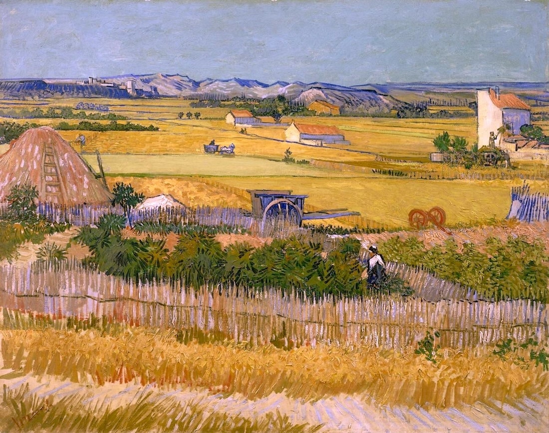 The Harvest, 1888 by Vincent van Gogh