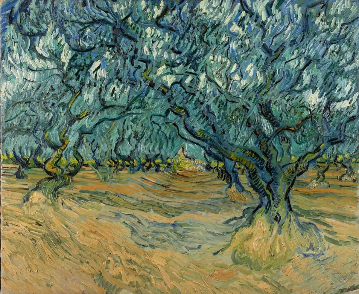 The Olives in Autumn, 1889 by Vincent van Gogh