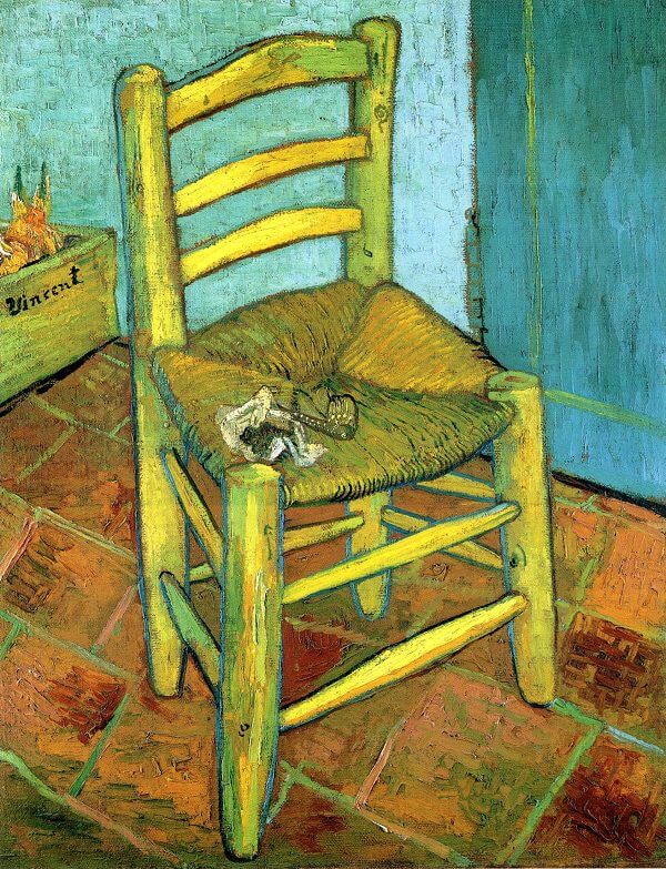 Van Gogh's Chair, 1888 by Vincent Van Gogh