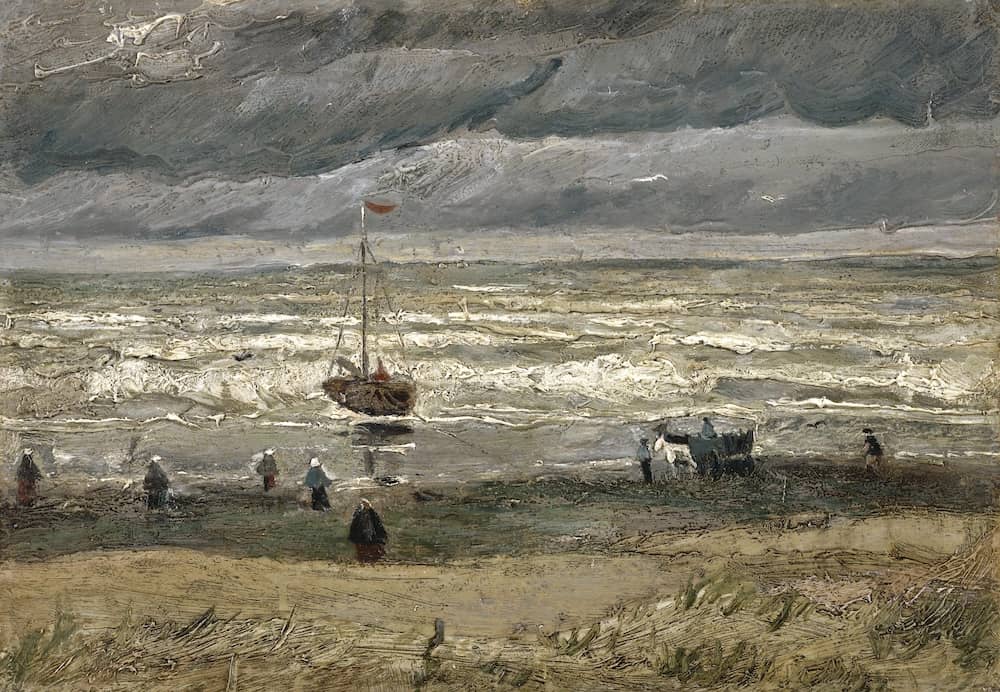 Beach at Scheveningen in Stormy Weather, 1882 by Vincent van Gogh