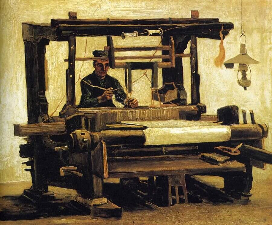 Weaver, 1884 by Vincent van Gogh