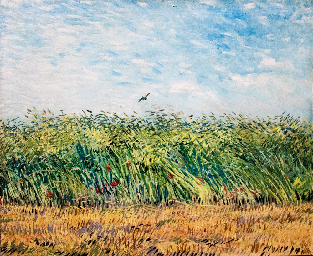 Wheat Field With a Lark, 1887 by Vincent van Gogh